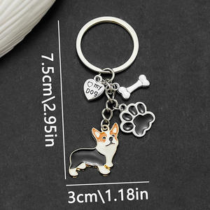 Pure Giftz™ Corgi Dog Keychain Charm Gift