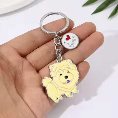 Pure Giftz™ Chow Chow Dog Keychain Charm Gift