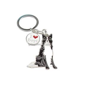 Pure Giftz™ Border Collie Dog Keychain Gift