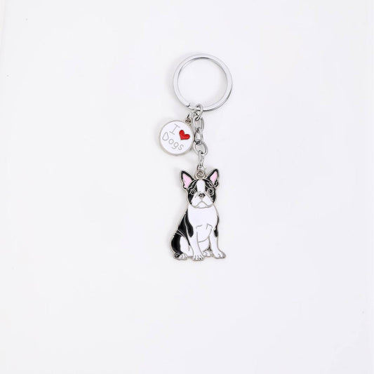 Pure Giftz™ Boston Terrier Dog Keychain Charm Gift