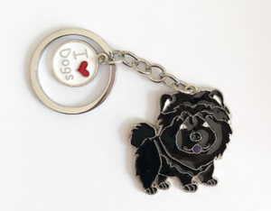 Pure Giftz™ Black Chow Chow Keychain Gift