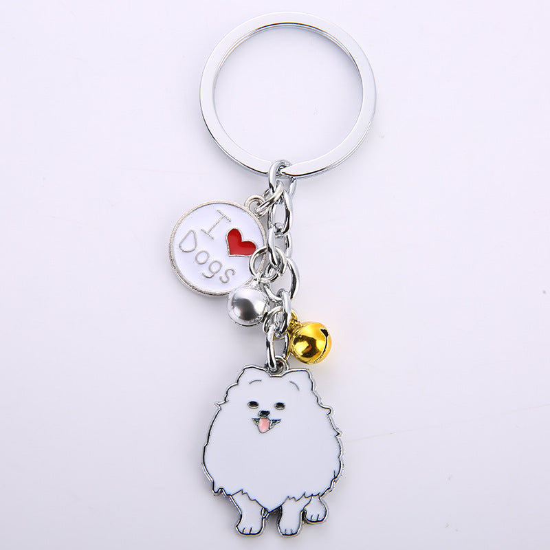 Pure Giftz™ Pomeranian Dog Keychain Charm Gift