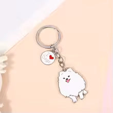 Pure Giftz™ Pomeranian Dog Keychain Charm Gift