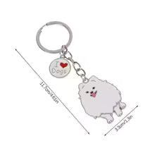Pure Giftz™ Pomeranian Dog Keychain Charm Gift