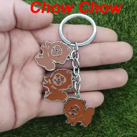 Pure Giftz™ Chow Chow Dog Keychain Charm