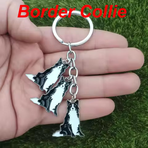 Pure Giftz™ Border Collie Dog Keychain Gift