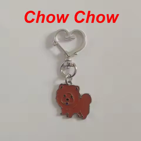 Pure Giftz™ Chow Chow Dog Keychain Charm