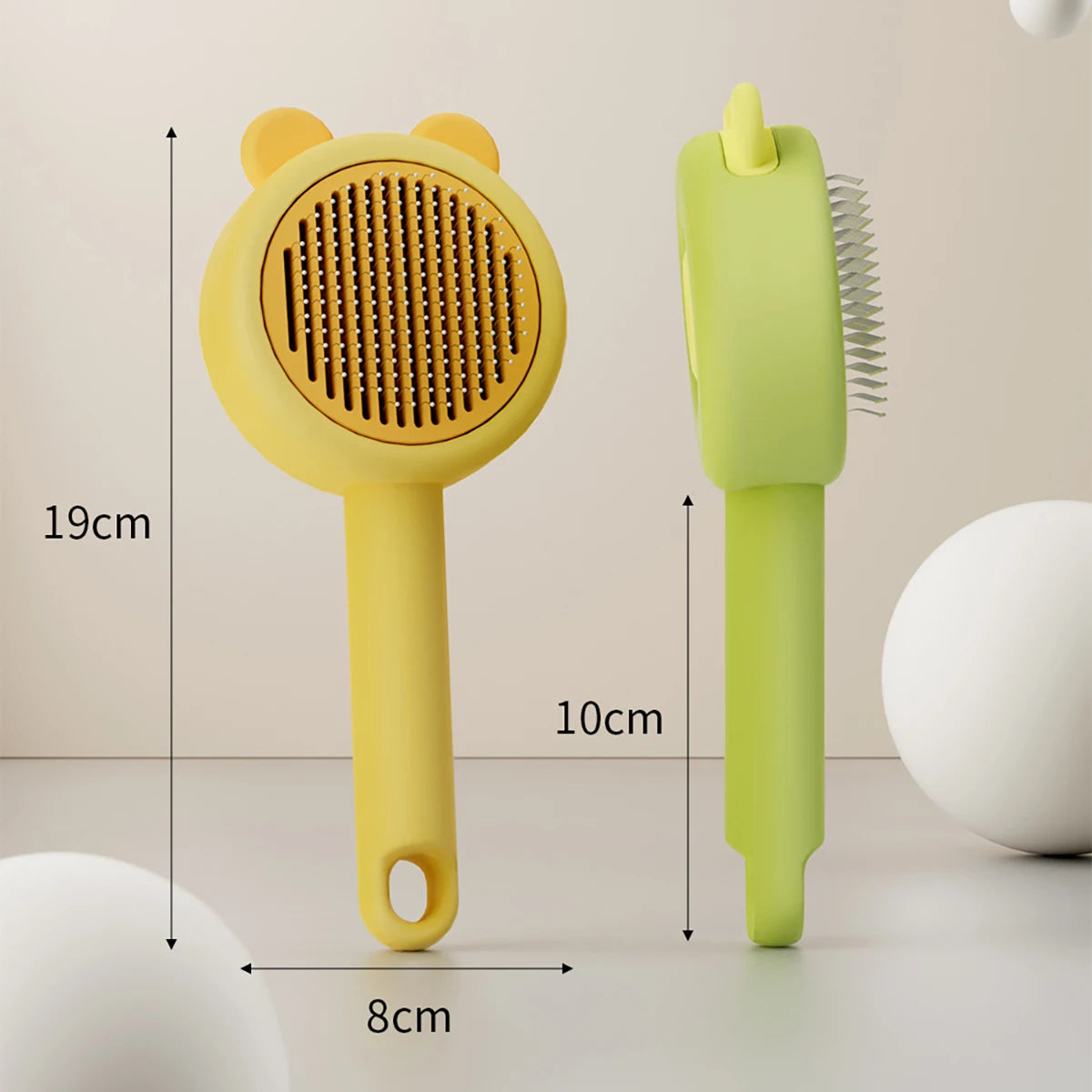 Self-Cleaning Pet Grooming Brush