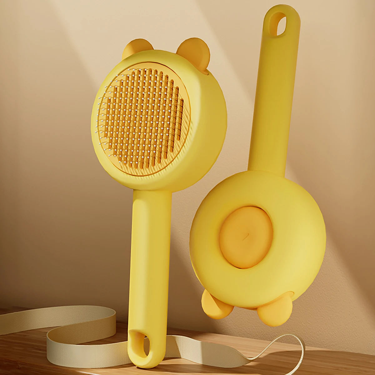 Self-Cleaning Pet Grooming Brush