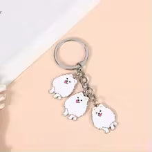 Pure Giftz™ Pomeranian Dog Keychain Charm Gift
