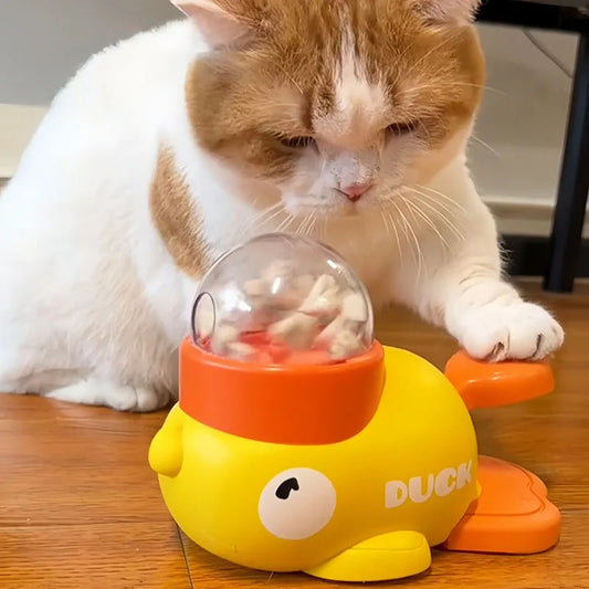 Interactive Duck Pet Treat Dispenser