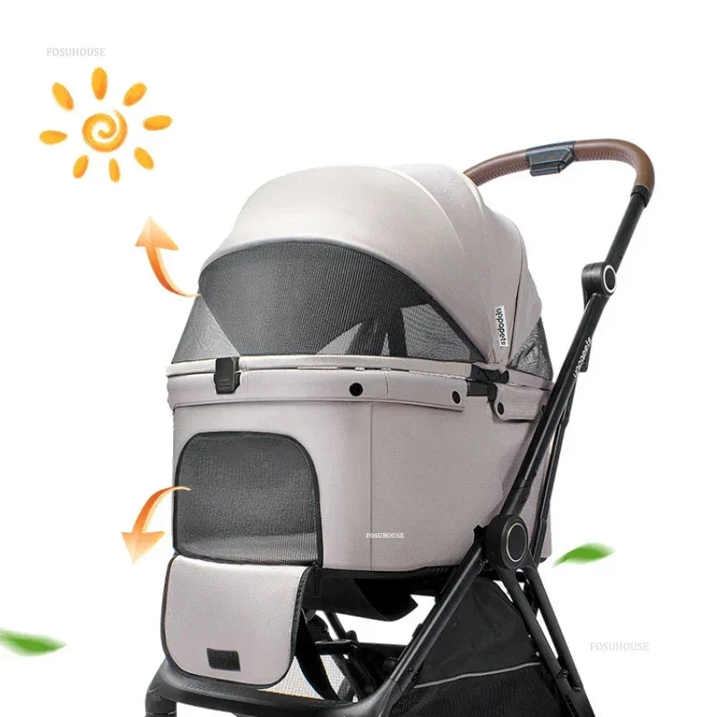 Nordic Lightweight Foldable Pet Strollers