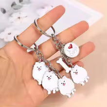 Pure Giftz™ Pomeranian Dog Keychain Charm Gift