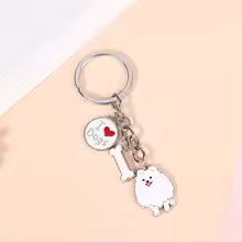 Pure Giftz™ Pomeranian Dog Keychain Charm Gift