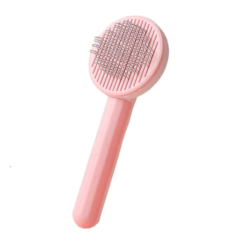 Self-Cleaning Pet Grooming Brush
