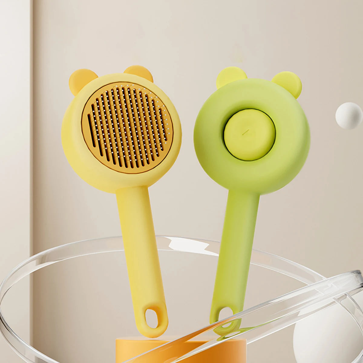 Self-Cleaning Pet Grooming Brush