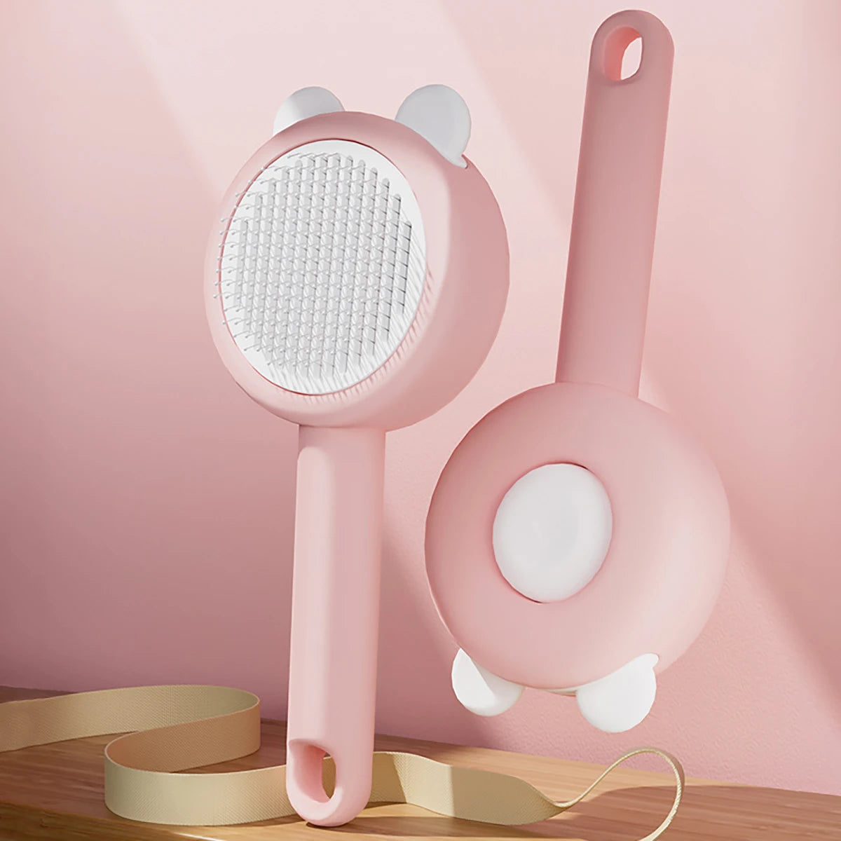 Self-Cleaning Pet Grooming Brush