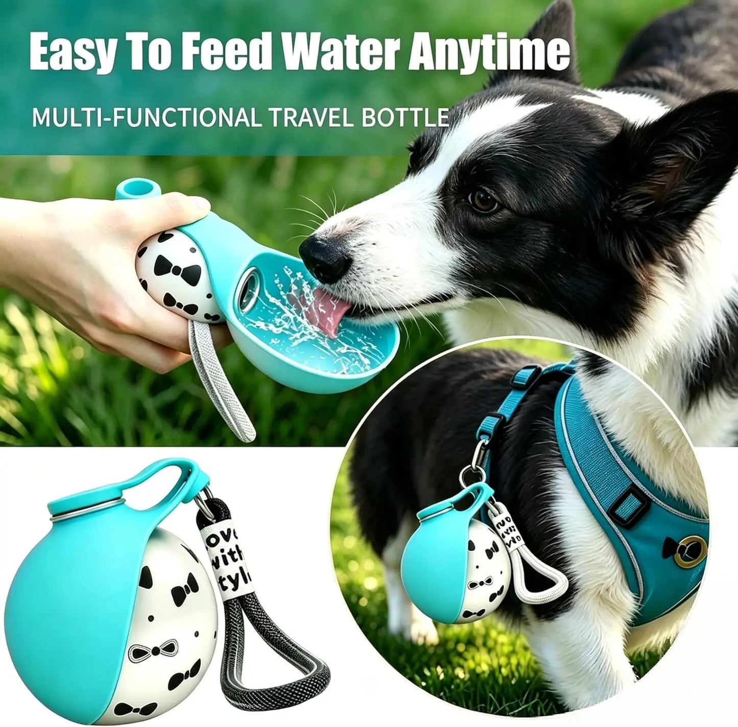 Travel Dog Water Bottle