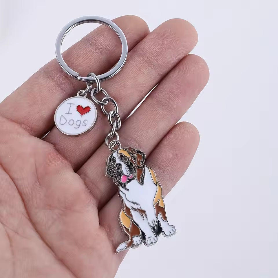 Pure Giftz™ Saint Bernard Dog Keychain Gift