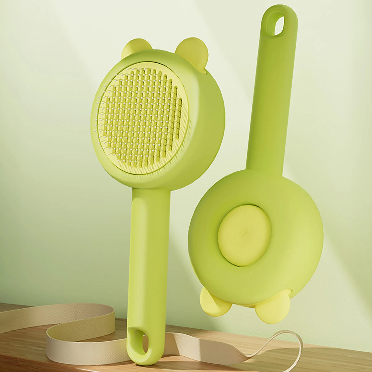 Self-Cleaning Pet Grooming Brush