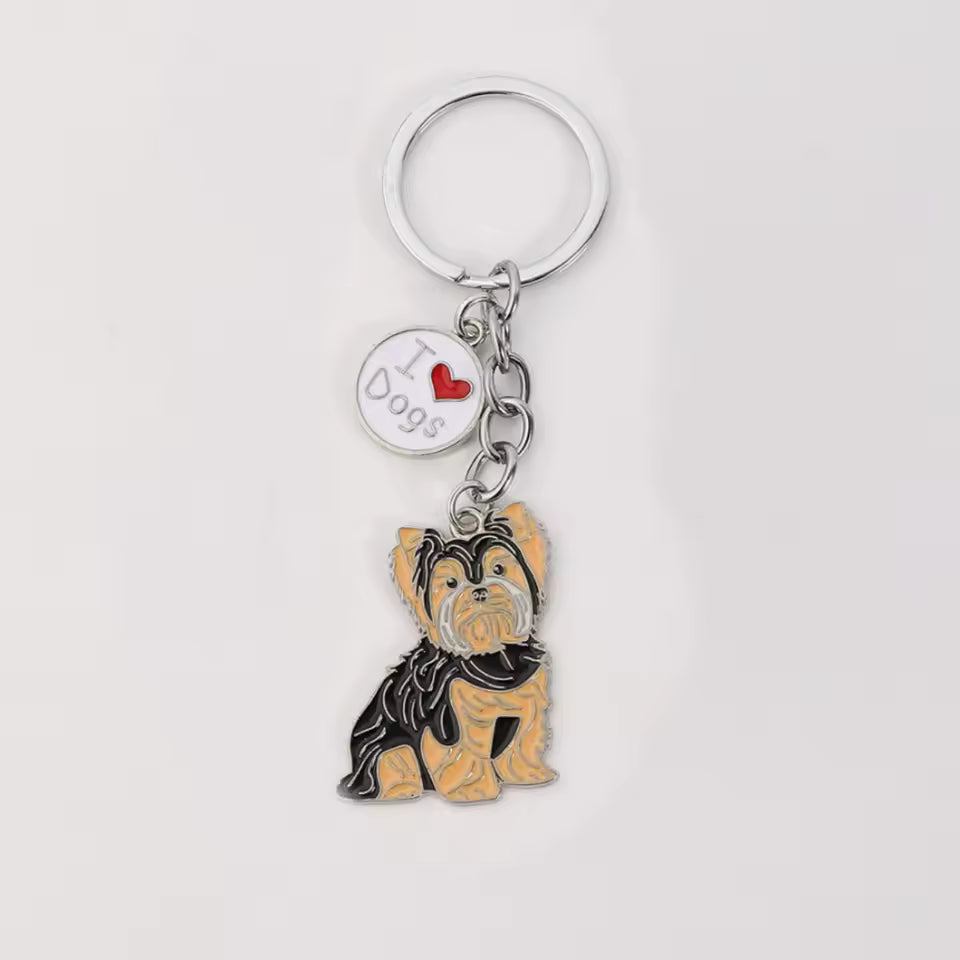 Pure Giftz™ Yorkshire Terrier Dog Keychain Gift
