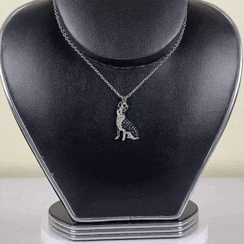 Pure Giftz™ Boston Terrier Crystal Necklace
