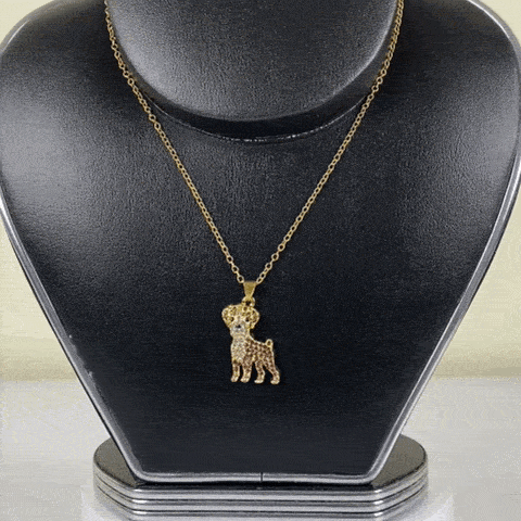 Pure Giftz™ Boxer Crystal Pendant Necklace