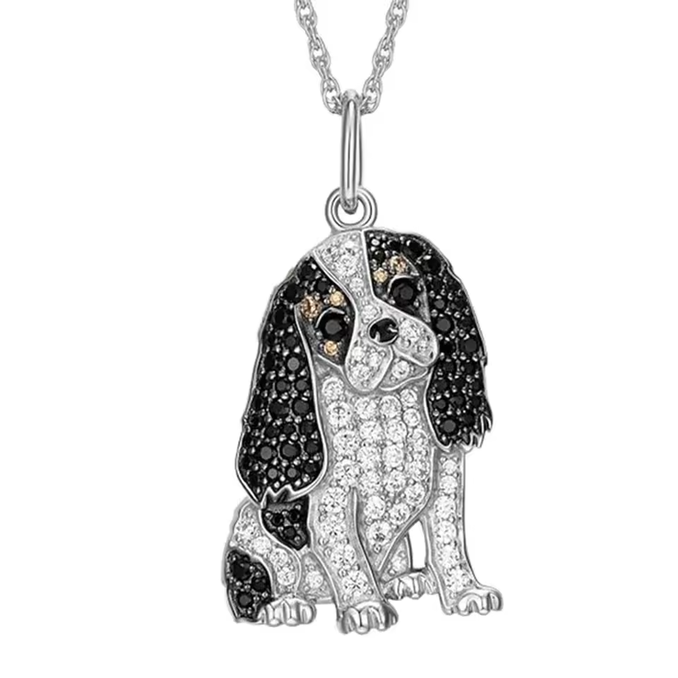 Pure Giftz™ Cavalier Crystal Pendant Necklace