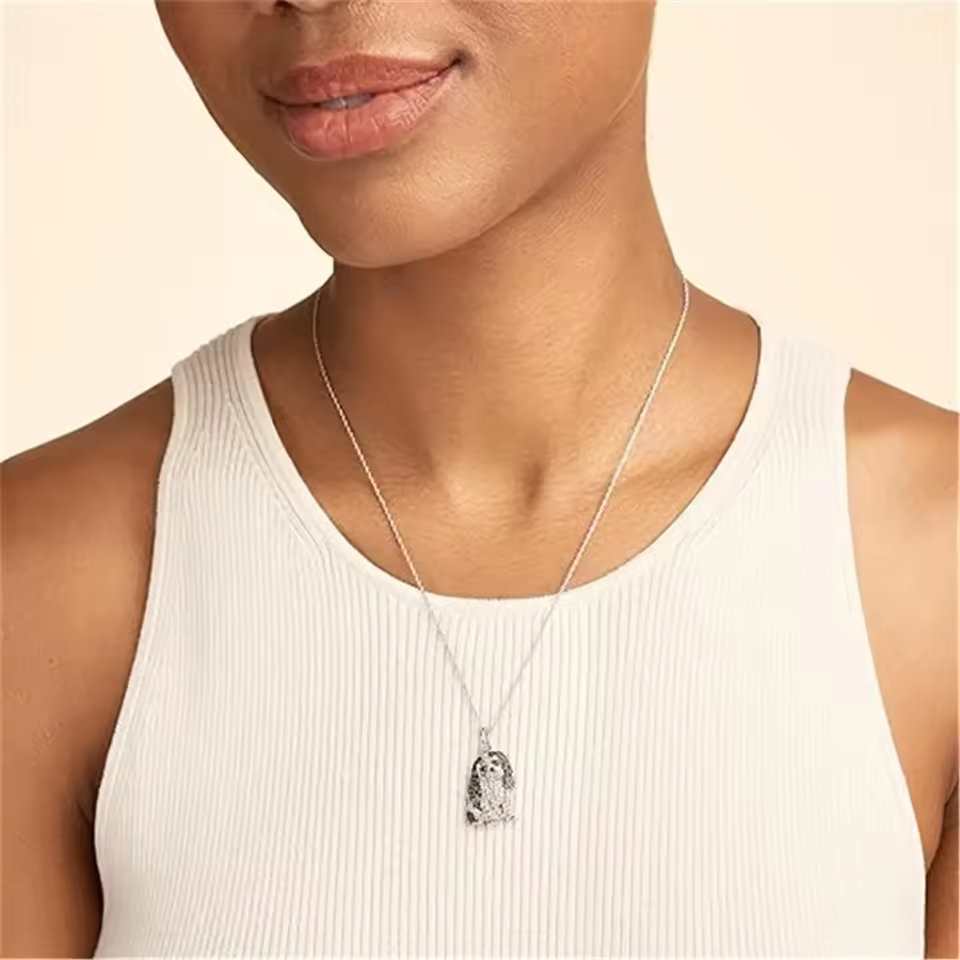 Pure Giftz™ Cavalier Crystal Pendant Necklace