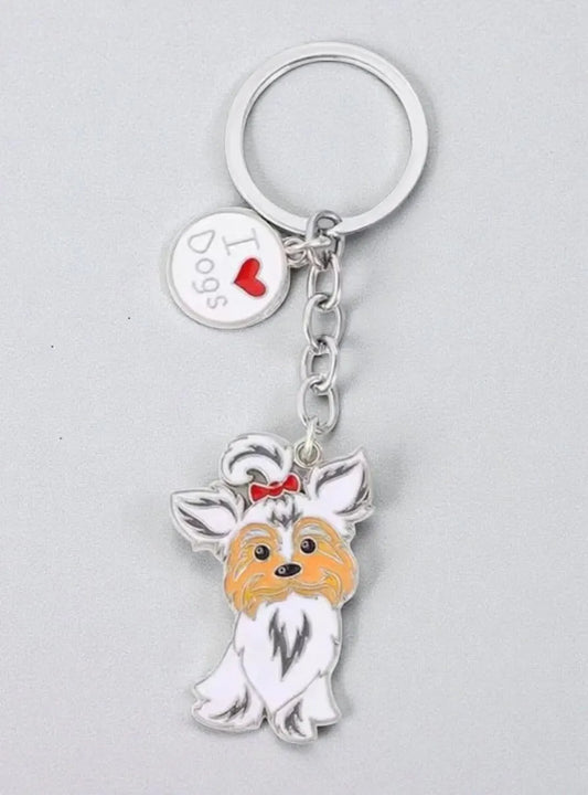 Pure Giftz™ Yorkie Dog Keychain Charm Gift