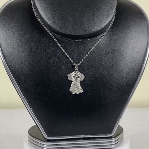 Pure Giftz™ Maltese Crystal Pendant Necklace