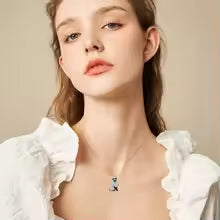Pure Giftz™ Siamese Crystal Cat Necklace